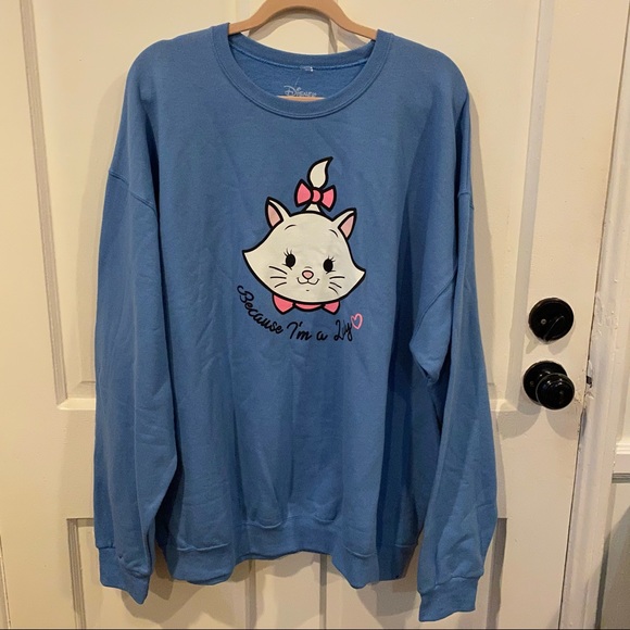 Disney Aristocats Because I'm A Lady Sweatshirt - Picture 4 of 5